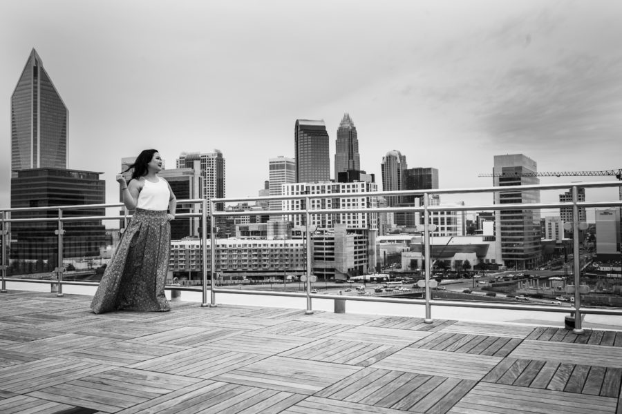 charlotte rooftop photography session